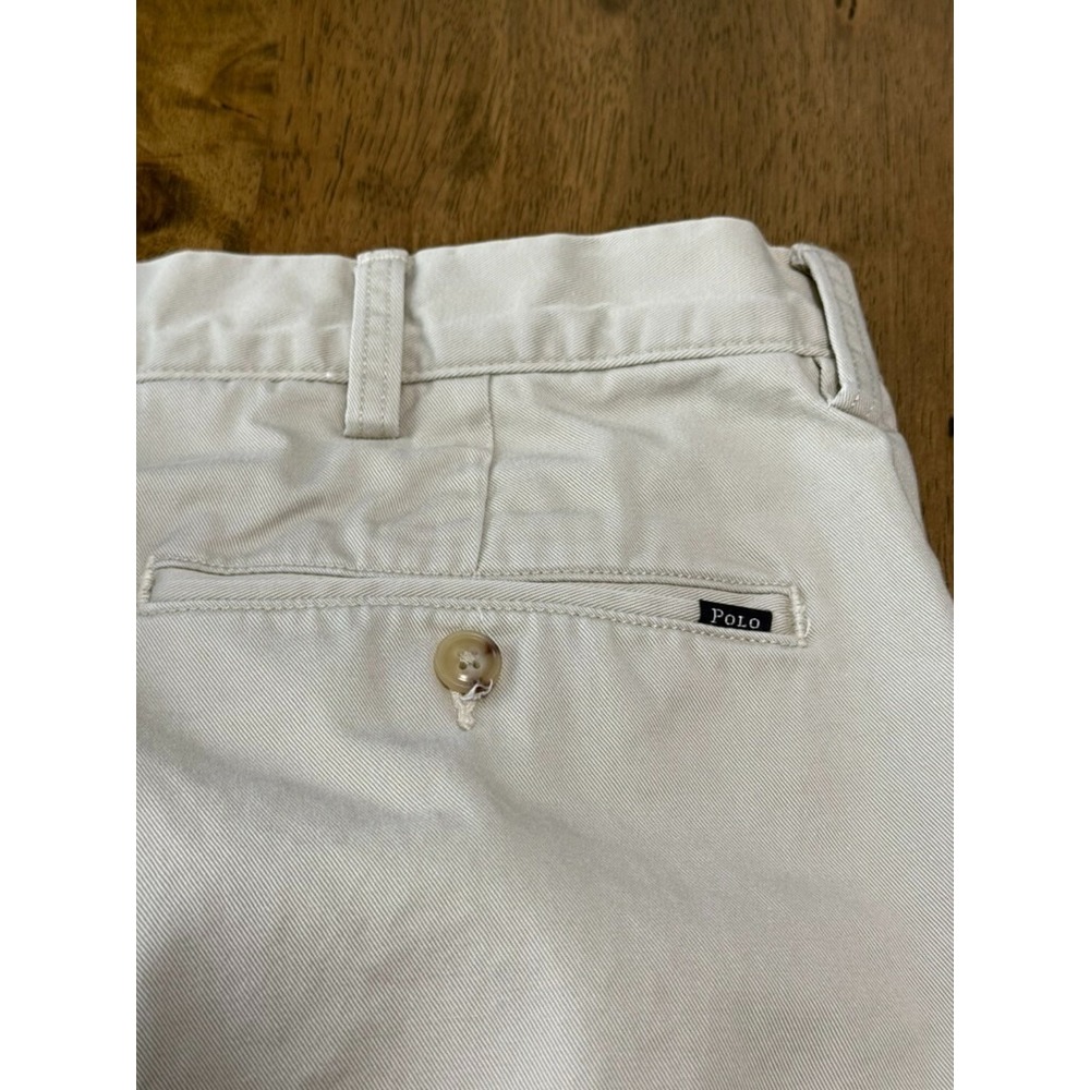 EUC Mens Polo Ralph‎ Lauren classic fit khaki pants chino flat front size 36x30 - Picture 11 of 12
